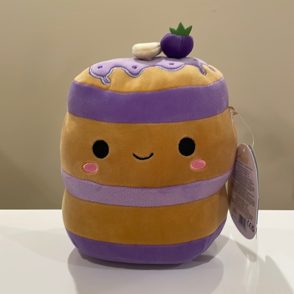 NWT 7” Paden the Blueberry Pancake Squishmallow